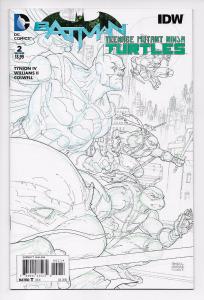 Batman TMNT #2 - 4th Printing Variant (DC/IDW, 2016) - NM