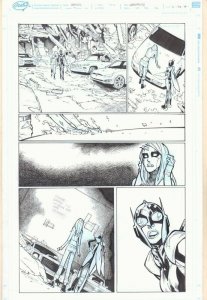 Champions #11 p.16 - Costumed Babes - 2017 art by Humberto Ramos