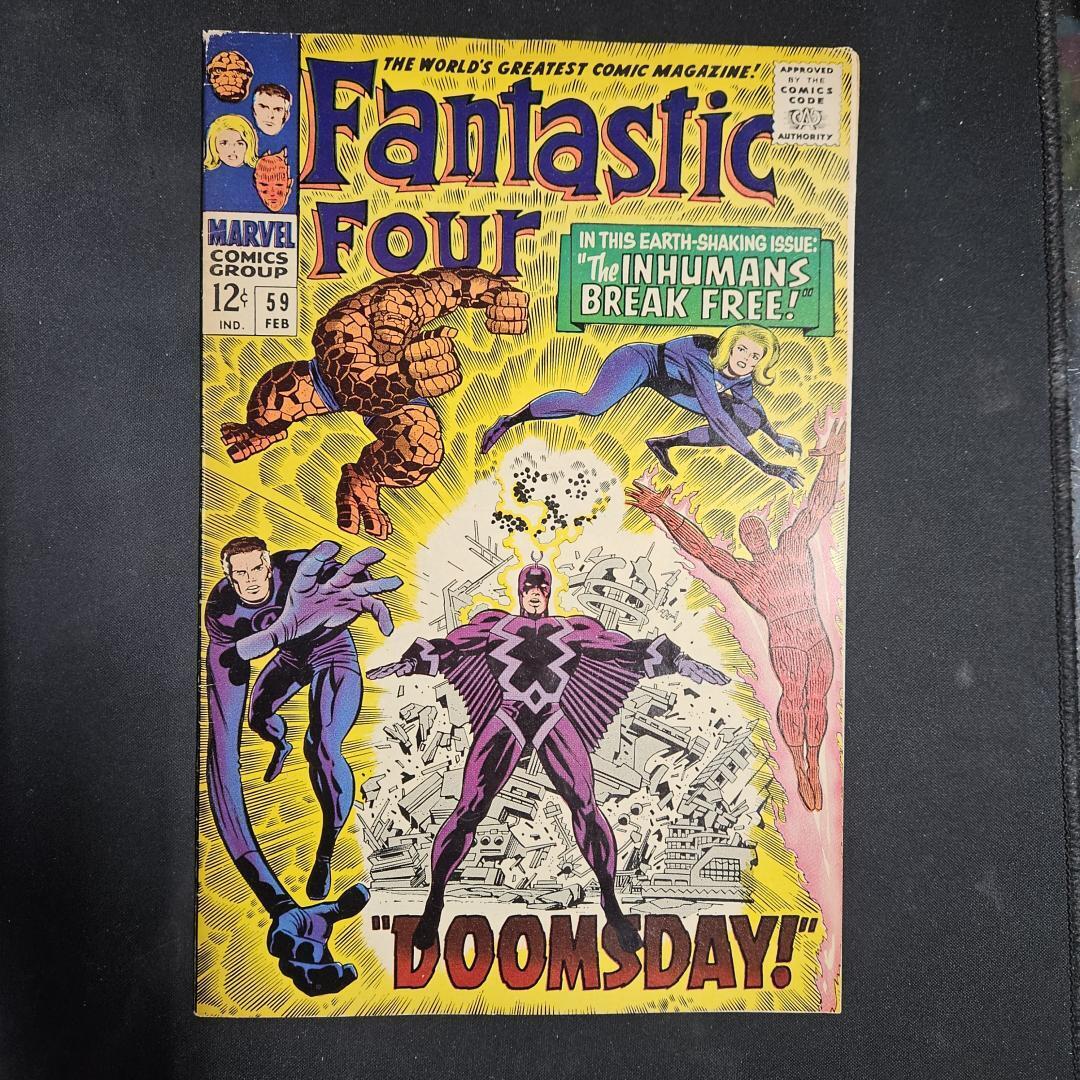 Fantastic Four #59, FN+ Marvel, 1967
