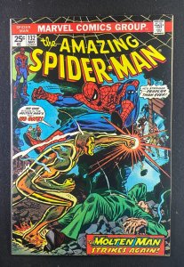 Amazing Spider-Man (1963) #132 VF- (7.5) Molten Man John Romita