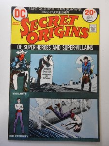 Secret Origins #4 (1973) VG Condition cover and 1st wrap detached bottom staple