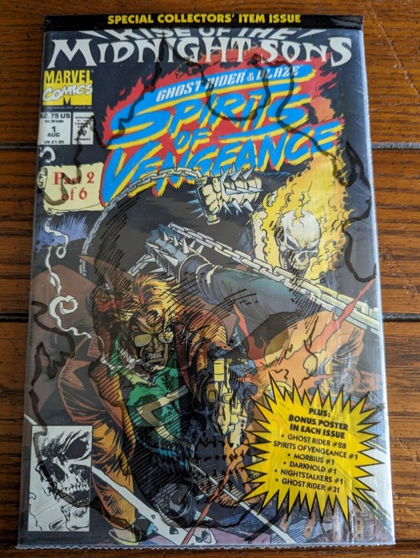 Rise of the Midnight Sons Spirits of Vengeance 1 Ghost Rider and Blaze Sealed 