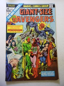 Giant-Size Avengers #4 (1975) FN Condition