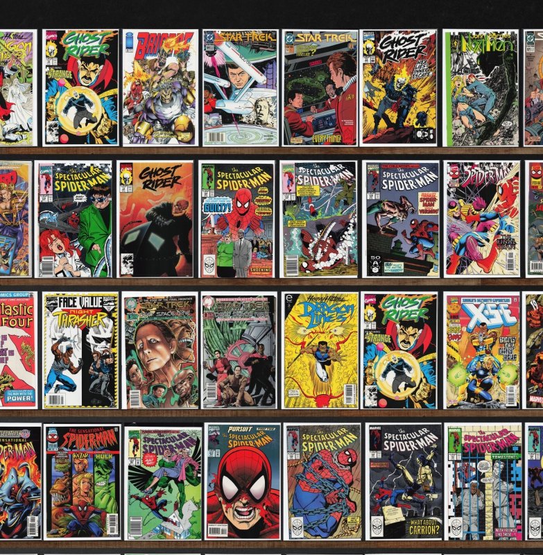 Huge Lot 140+ Comics with The Spectacular Spider-Man, Ghost Rider & More!