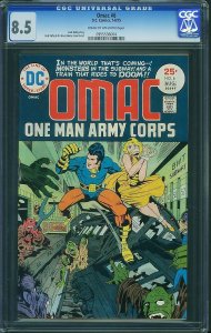 OMAC #6 (1975) CGC 8.5 VF+