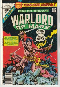 John Carter Warlord of Mars Annual #1 (1977)