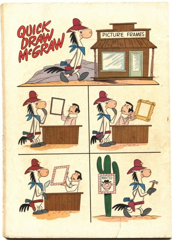QUICK DRAW McGRAW-DELL FOUR COLOR #1040-HANNA BARBERA-1960-FIRST ISSUE