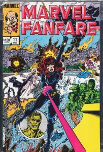 Marvel Fanfare #11 (1983) Black Widow [Key Issue]