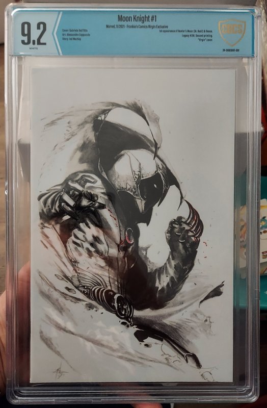 Moon Knight #1 CBCS 9.2 1st App of Hunters Moon (Dr. Badr) & Reese