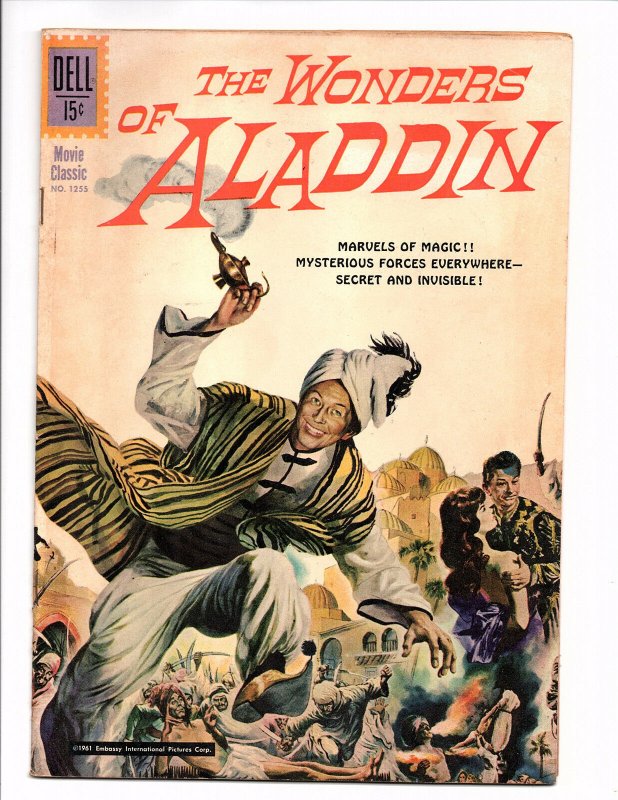 Four Color #1255 The Wonders of Aladdin (1961, Dell) - Very Good