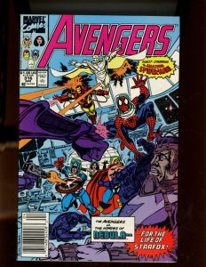 Avenger #316 - Amazing Spiderman Appearance. Newsstand Edition. (7.5) 1990