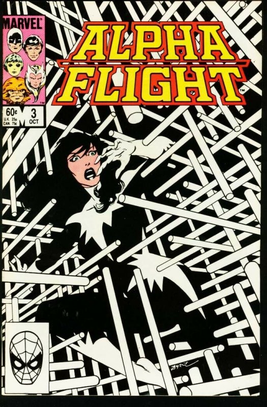 ALPHA FLIGHT #3-MARVEL COMICS-MUTANTS-YESTERDAY MAN NM