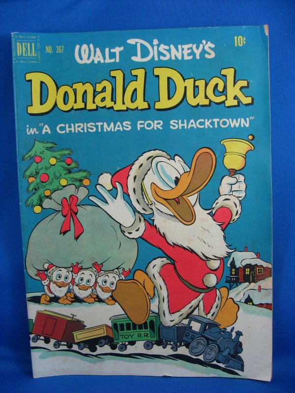 FOUR COLOR 367 DONALD DUCK CHRISTMAS SHACKTOWN BARKS UNCLE SCROOGE 1952