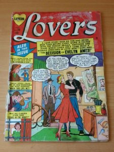 Lovers #34 ~ FAIR FR ~ 1951 Atlas News Company Comics