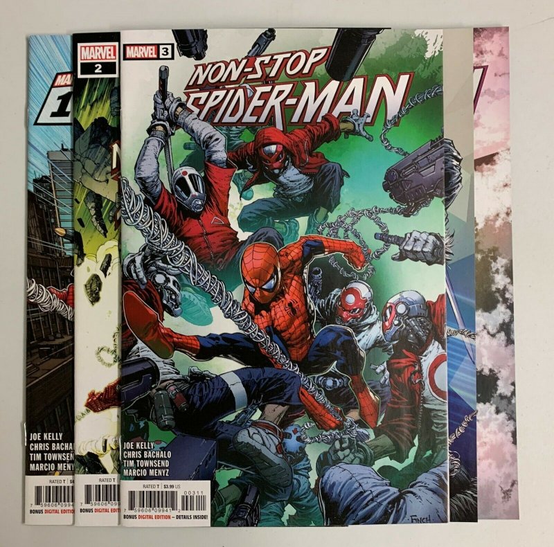 Non-Stop Spider-Man #1-5 Set (Marvel 2015) 1 2 3 4 5 Joe Kelly (9.2+) 