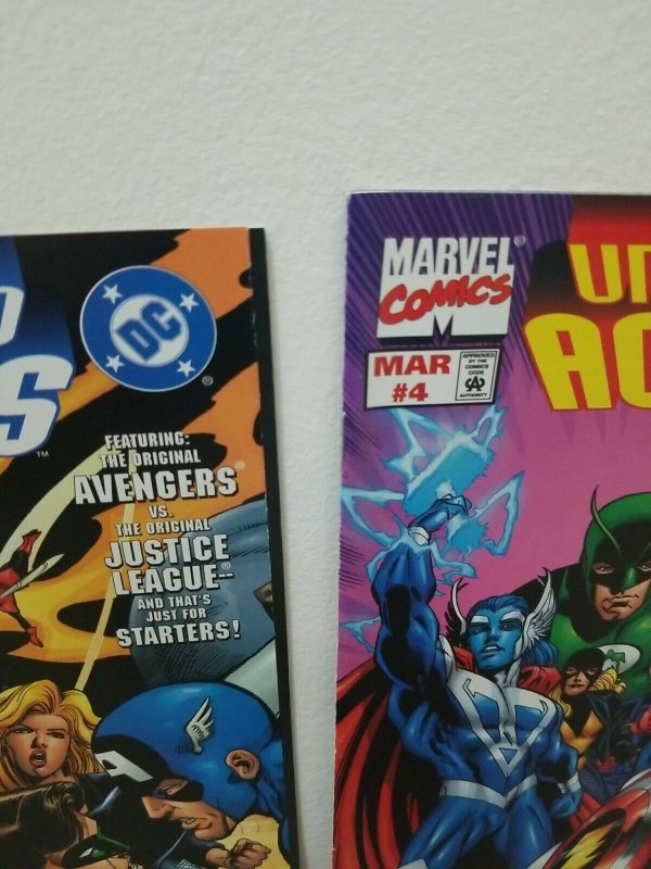 Unlited Access #1,2,3,4 Lot Marvel And DC Crossover All NM