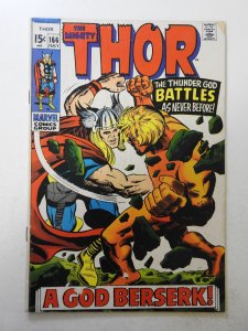 Thor #166 (1969) GD Condition see desc
