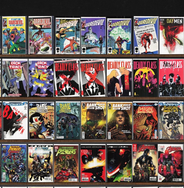 Huge Lot 160+ Comics with Daredevil, Dc Universe Presents, Deadly Class & More!