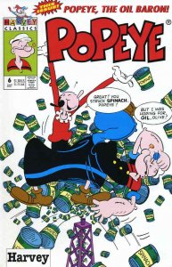 Popeye (Harvey) #6 VF ; Harvey | All Ages