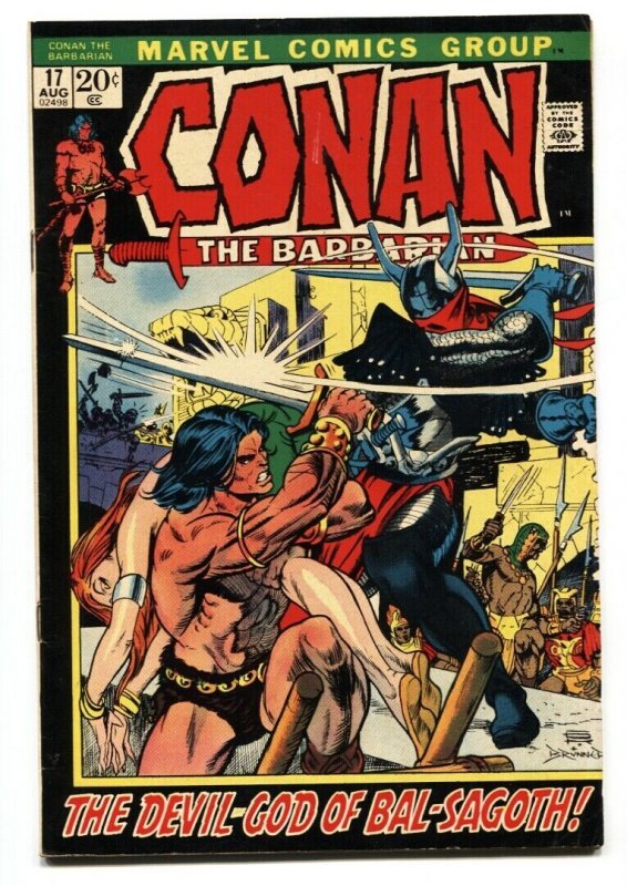 CONAN THE BARBARIAN #17 1972-MARVEL COMIC BOOK VF