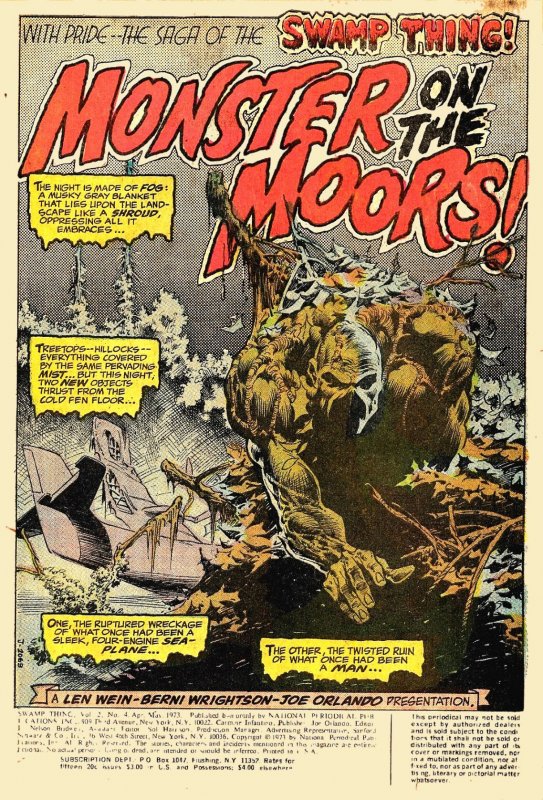 Werewolf by Night's Swamp Thing is actually Man-Thing, a different