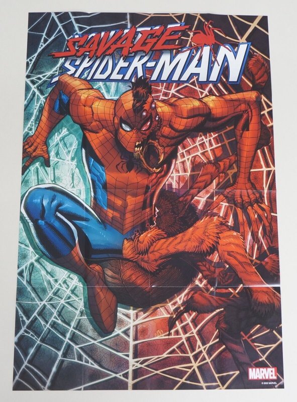 Savage Spider-Man #1 promo poster - 36  x 24 - Marvel Comics Nick Bradshaw art 