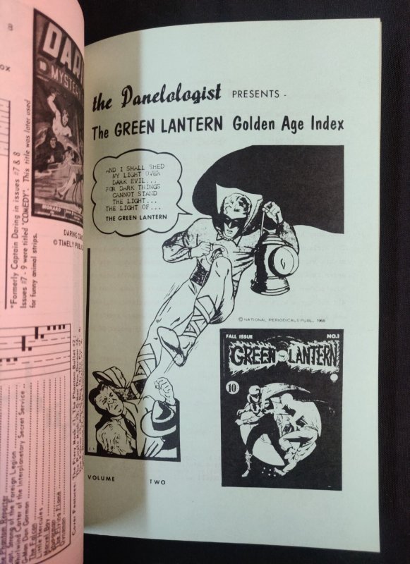 1966 Jerry Bails Fanzine The Panelologist Vol. 1 + 2 - Stapled together (8.0)