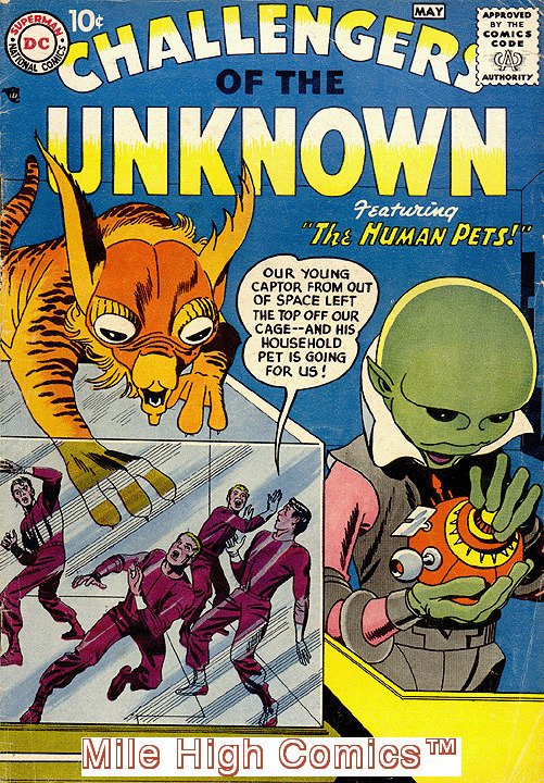CHALLENGERS OF THE UNKNOWN (1958 Series)  (DC) #1 Very Good Comics Book