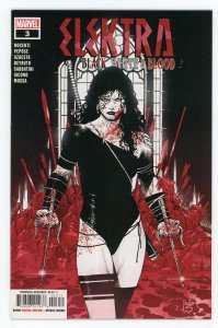 Elektra: Black, White & Blood #3 Ann Nocenti Daredevil Black Widow NM