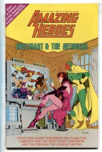 AMAZING HEROES #72 1985 - comics - Vison & Scarlet Witch