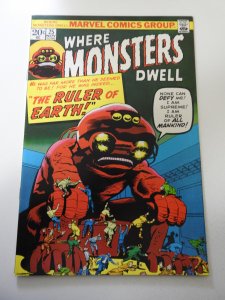 Where Monsters Dwell #25 (1973) VF+ Condition
