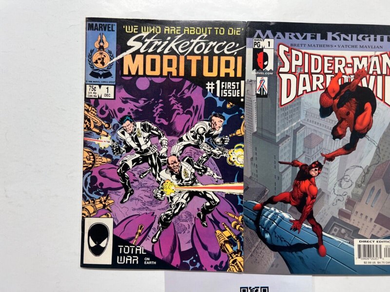 2 Marvel Comics Marvel Knights # 1 + Strikeforce: Morituri # 1 Avengers 12 JS46