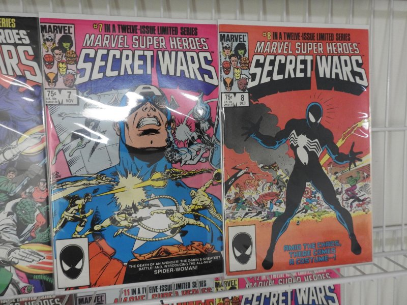 Marvel Super Heroes Secret Wars #1-12 (1984) High Grade Complete Set! NM- AVG!!