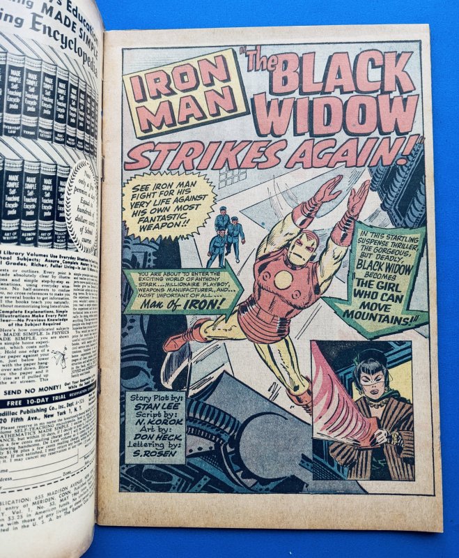 Tales of Suspense #53 (1964) Black Widow! Iron Man! PICS!
