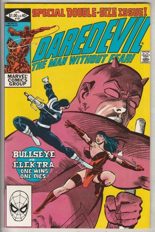 Daredevil #181 (Apr-82) NM+ Super-High-Grade Daredevil