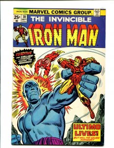 Iron Man #70 - John Romita Sr. Cover Art! (6.5) 1974