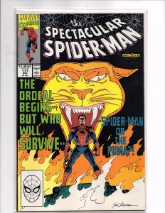 Marvel Comics Spectacular Spider-Man #171 Sal Buscema Cover & Art Puma