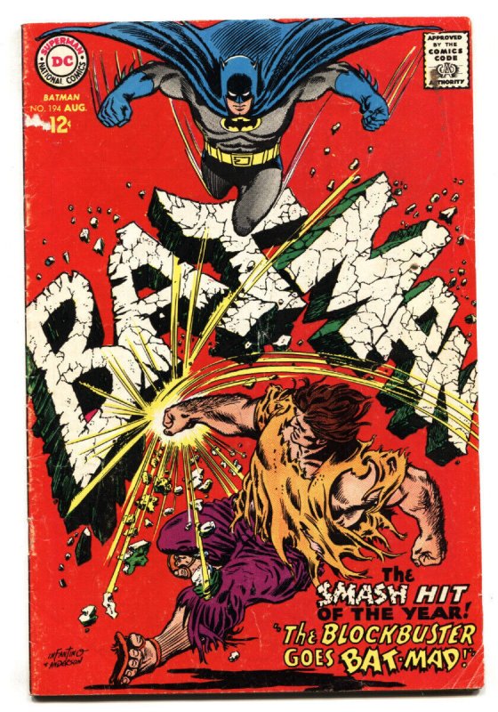 Batman #194 1967-DC Silver Age- Infantino comic book