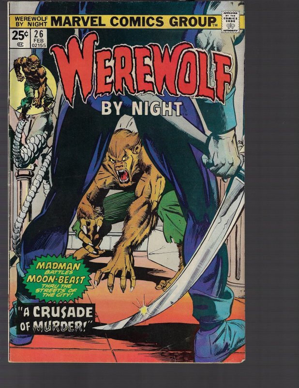 Werewolf by Night #26 (Marvel, 1975) FN-