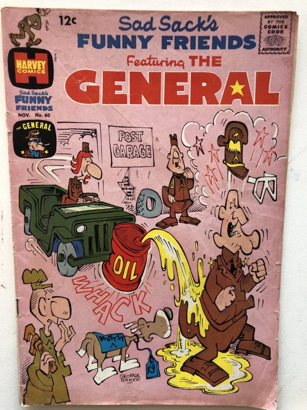 Sad sacks General#60,VG, cover loose @top staple