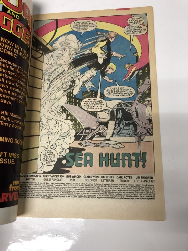 Power Pack (1984) # 10 (VF) Canadian Price Variant • Louise Simonson • Marvel