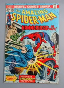 Amazing Spider-Man #130, FN 1st Spider-Mobile Marvel Comics, 1973 JR1