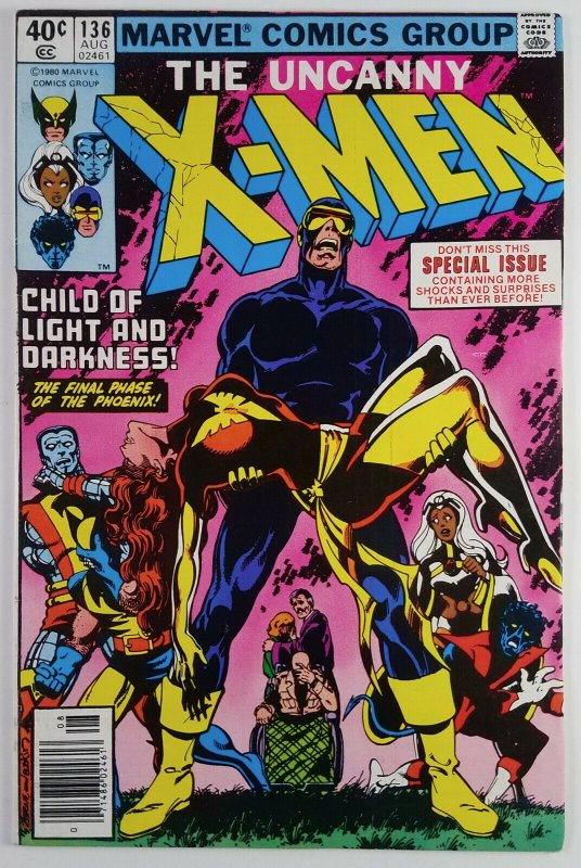 The Uncanny X-Men #136 - Dark Phoenix APPEARANCE - Newsstand - NM - Marvel 1980