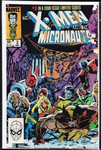 The X-Men and The Micronauts #3 Direct Edition (1984) Micronauts