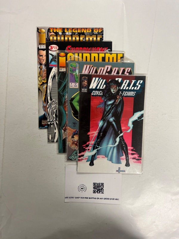 5 Image Comics Wildcats # 7 18 + Supreme # 3 10 + Shadowhawk II # 3 46 JS69