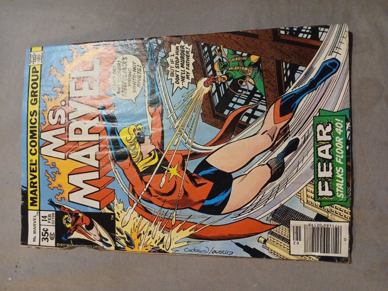 Ms Marvel 12 14 And Team Up 77 Bronze Age Comics Lot 1st Appearance Steeplejack