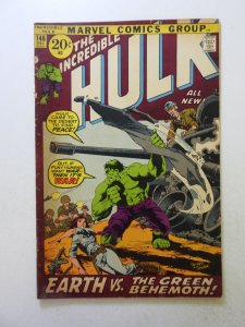 The Incredible Hulk #146 (1971) VG condition
