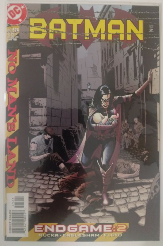 Batman #574 (2000) VG/FN (No Man's Land: Endgame 2) Rucka/Eaglesham, Huntress