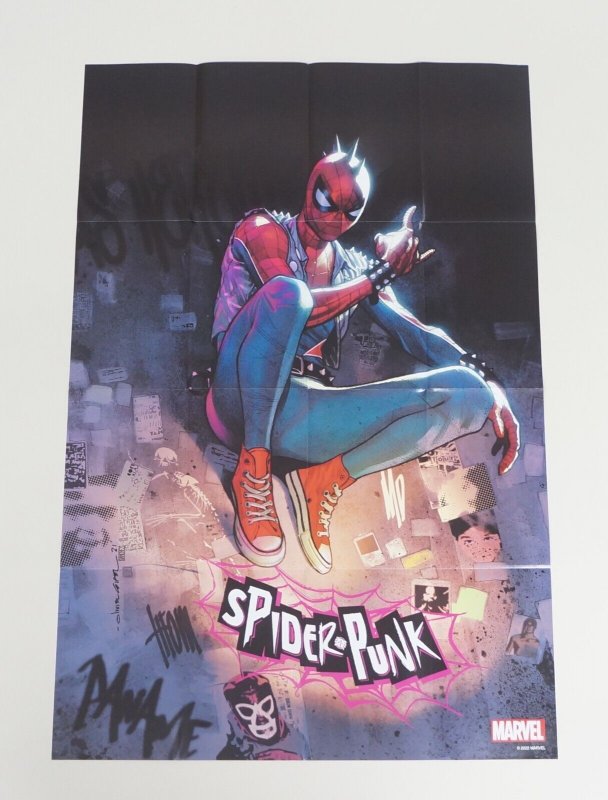 Spider-Punk #1 promo poster - 36  x 24 - Marvel Comics - Olivier Coipel art 