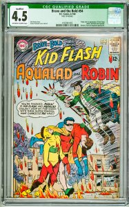 The Brave and the Bold #54 (1964) CGC Qualified 4.5 Page 10 Missing